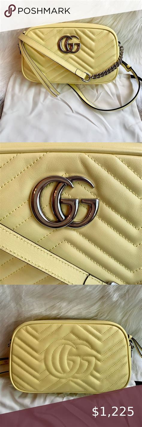 gucci pastel yellow|Gucci purses for women.